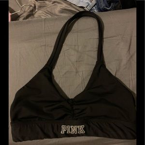 PINK Halter Neck Sports Bra